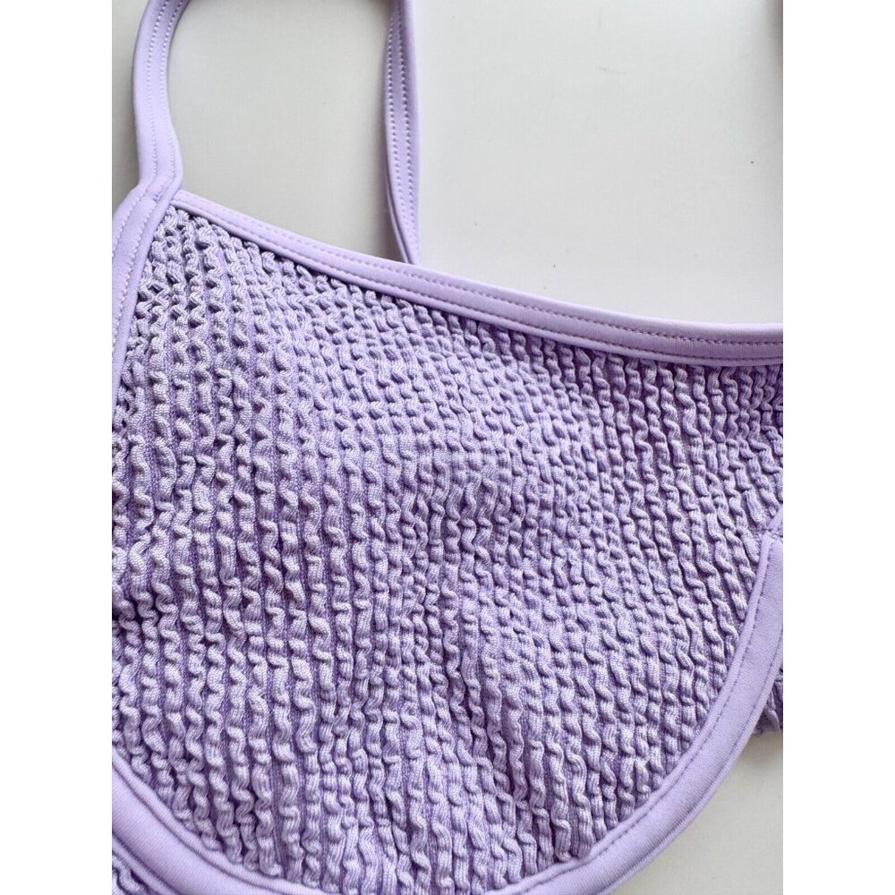 NWT ABERCROMBIE & FITCH Continuous Underwire Lilac Purple Bikini Top, Size S - Picture 4 of 10